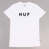 Huf Original Logo T Shirt White
