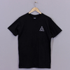Huf Triple Triangle Back Print T Shirt Black