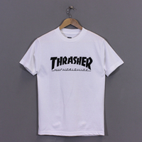 Huf x Thrasher Tour Back Print T Shirt White