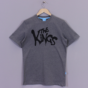 King Warriors T Shirt Grey