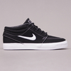 Nike Zoom Stefan Janoski Mid Shoes - Black and White Canvas