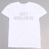 Obey Corner Block T Shirt White