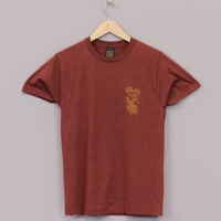 Obey EpulCobra Back Print T Shirt - Brick Red