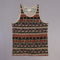 Obey Folklore Tank Tan Stripe