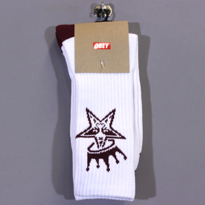 Obey Ordained II Socks Burgundy