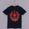 Obey Star Crest T Shirt Navy