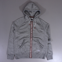 Penfield Valhalla Zip Through Hood Grey Melange