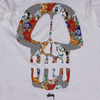 Stussy Skull Flowers T Shirt White