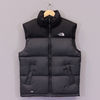 The North Face Mens Nuptse Classic Vest Asphalt Grey and Black