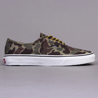 Vans Authentic Shoes Waxed Canvas Camo Marshmallow