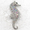 12pcs/lot Wholesale Crystal
Rhinestone Seahorse Brooch
jewelry gift Fashion Costume
Pin Brooch C163