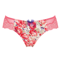 Flower Rush Thong - Paradise pink