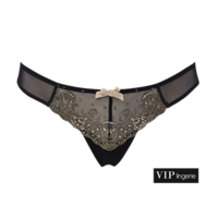 Opulence Thong - Black