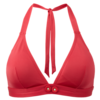 Retro Button Triangle Bra - Red