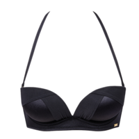Sienna Bandeau Plunge Bra - Black