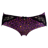 Wild Print Short - Purple