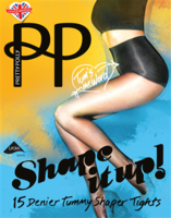 Shape It Up - Tummy Shaper Tights - Black