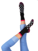 Spot Stripe Ankle Sock - Multi