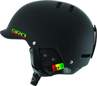 Giro Surface S 2015 Ski And Snowboard Helmet In Black Rasta