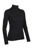 Icebreaker 2015 Oasis Womens Long Sleeve Half Zip Top In Black