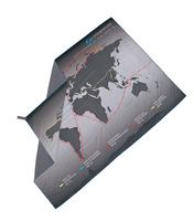 Lifeventure SoftFibre Trek Towel in World Explorers Design