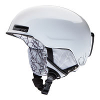Smith Allure 2015 Womens Ski and Snowboard Helmet in White Branching