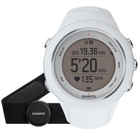 Suunto Ambit3 Sport GPS Watch With HR Belt In White