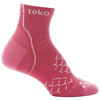 Teko 2014 EVAPOR8 Womens Light Minicrew Runing Socks in Fuschia