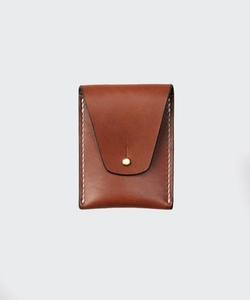 Tom Hide Slim Line Card Wallet Italian Brown