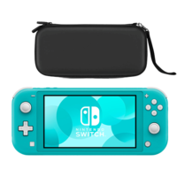 Nintendo Switch Lite - Turquoise with Generic Portable Protective Case (Black)