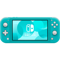 Nintendo Switch Lite - Turquoise with Generic Tempered Glass Screen Protector