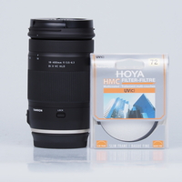 Tamron 18-400mm f/3.5-6.3 Di II VC HLD lens for Nikon mount (B028) with HOYA 72mm Filter