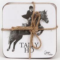 Single Tally Ho Traditional Coaster