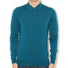 John Smedley Tyburn Shirt Sport Collar LS Egyption Blue