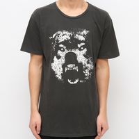 Obey Howling Tee Dusty Black
