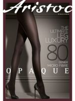 80 Denier Microfibre Opaque Tights - Black