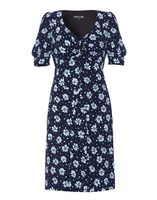 Grace Dress Navy Print