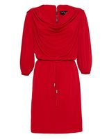 Lexington Cowl Neck Dress Red