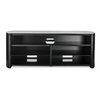 Alphason FW1350SBBLK Audio Visual Stand For TVs Up To 60",  Black Finish