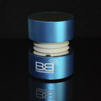 BASSBUDS BBZBLUE High performance portable bluetooth speaker Blue