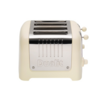 Dualit 46202 4 Slot Lite Toaster,  Gloss Cream