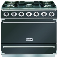 FALCON F900SDFSL/NG 900 Dual Fuel Range Single Cavity Cooker,  Slate/ Nickel