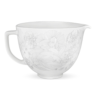 KitchenAid 5KSM2CB5PWF 4.7 Litre Ceramic Bowl,  Whispering Floral