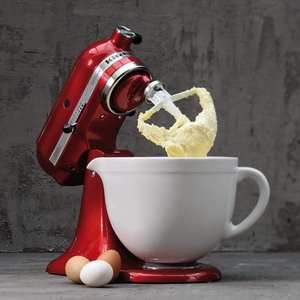 KitchenAid 5KSMCB5 4.8L Ceramic Bowl,  White Chocolate