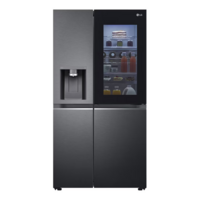 LG GSXV90MCDE 635L InstaView Door-in-Door Fridge Freezer,  Matte Black