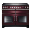 Rangemaster 10559 (EXL110ECCY/C) EXCEL 110cm Ceramic Range Cooker,  Cranberry/ Chrome