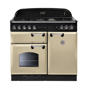 Rangemaster 107020 (CLAS100DFFCR/C) Classic 100 Dual Fuel Range Cooker,  CREAM