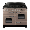 Rangemaster CDL110DFFLT/C CLASSIC DELUXE 110cm Dual Fuel Range Cooker,  Latte C