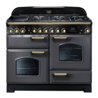 Rangemaster CDL110DFFSL/B (124250) CLASSIC DELUXE 110cm Dual Fuel Range Cooker,  Slate/B