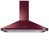 Rangemaster CLAHDC110CYC 110cm Classic Chimney Hood With Chrome Rail,  Cranberry